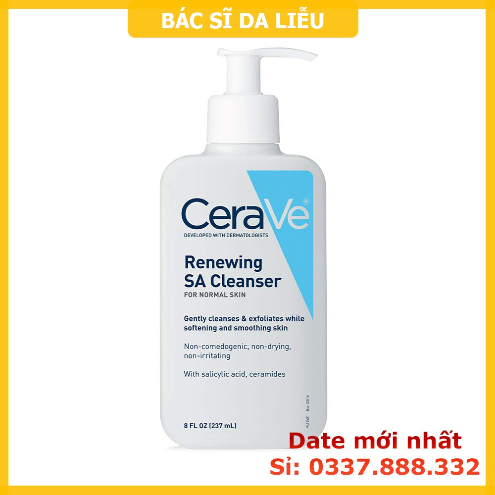 Sữa rửa mặt chứa BHA Cerave SA (237ml)