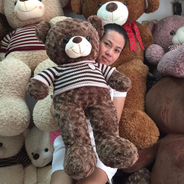 Gấu bông Teddy Cao Cấp  Cao 1m2 màu Nâu hàng Gấu Bông Gía Rẻ