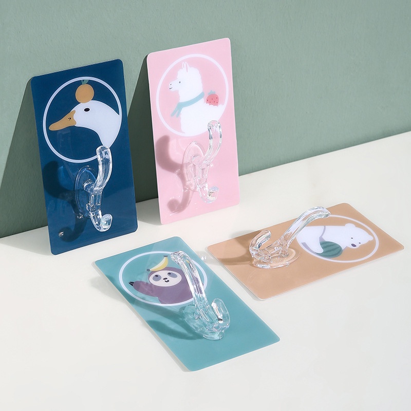 Móc dán tường hình thú, miếng dán chịu lực - M2