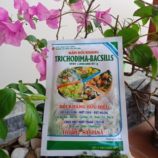 Nấm đối kháng Trichodima Bacsills 100g đối khác các loại nấm có hại cây trồng, cân bằng PH đất, phân giải hữu cơ