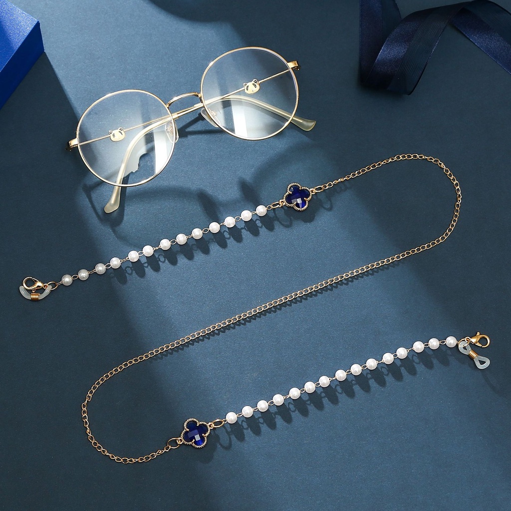 Dây Đeo Mắt Kính Chống Mất Đính Đá Pha Lê Thời Trang Đơn Giản Dành Cho Trẻ Em