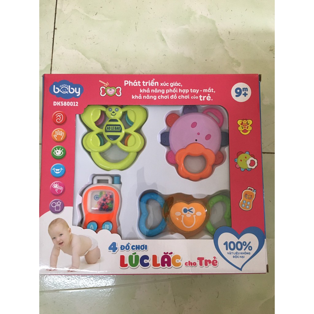Bộ Đồ Chơi DUKA Lúc Lắc Cho Trẻ: 4 Món