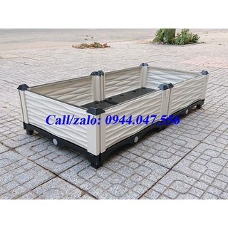 Chậu ghép thông minh trồng cây/trồng rau 1m x 0,5m x 23cm