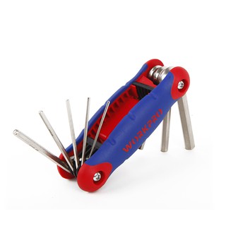 Bộ lục giác 8 chi tiết gấp gọn workpro w022002
