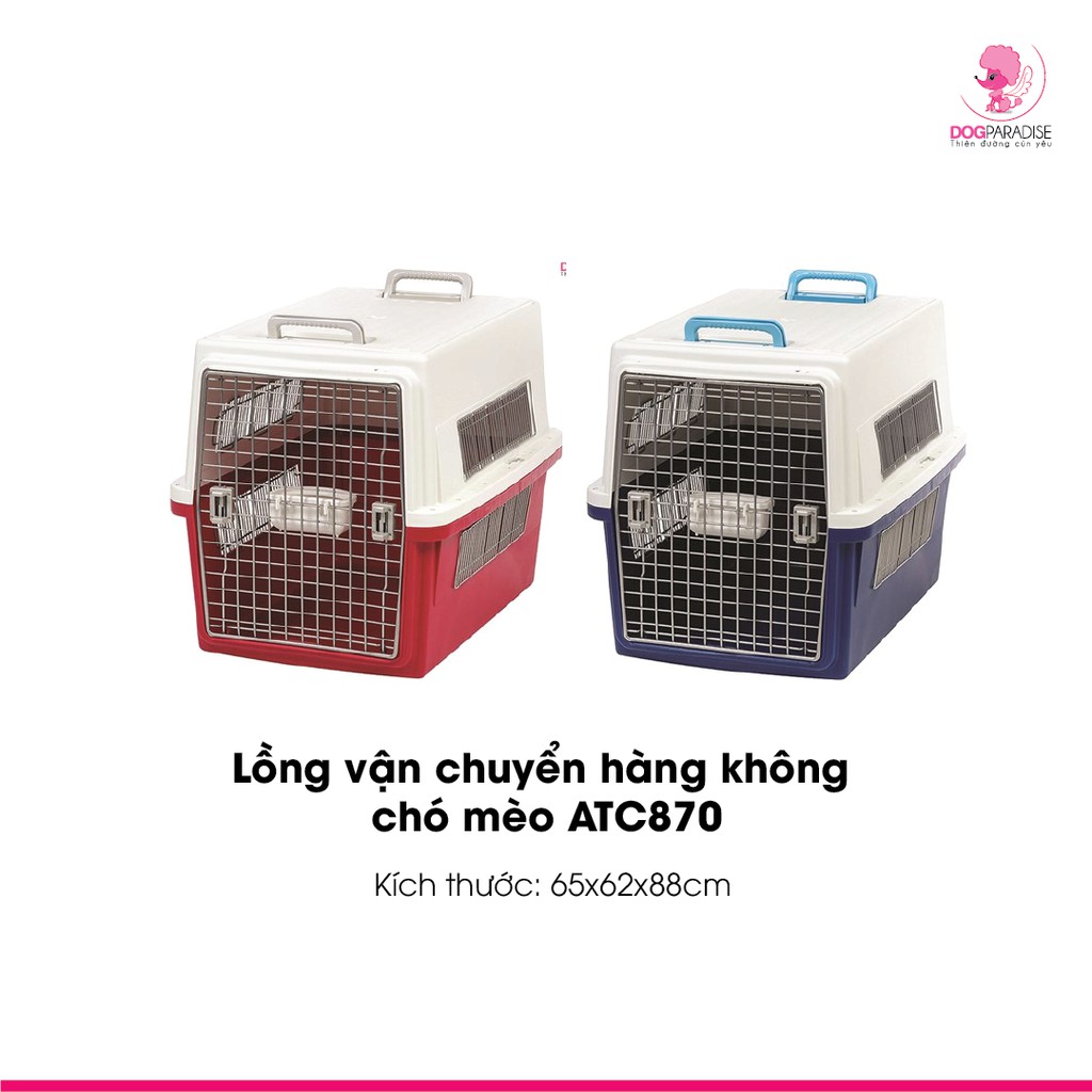 Lồng vận chuyển hàng không chó mèo IRIS, tải trọng 35KG - ATC870 - Dog Paradise