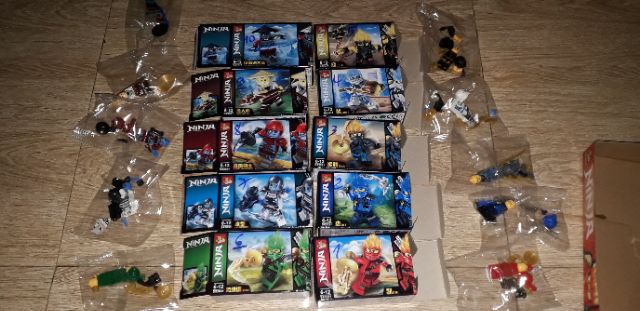Lắp ráp 1 mini LegoNinja 3031 bằng nhựa ABS rất đẹp