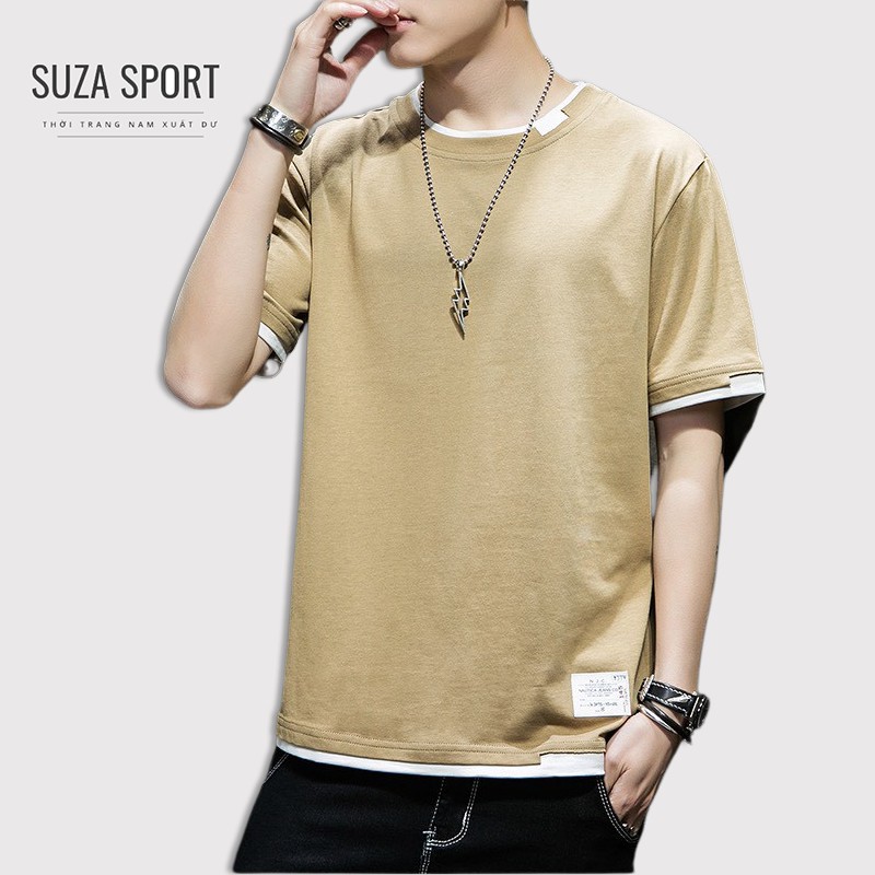 Áo phông nam có cổ Suza đẹp tay ngắn cao cấp thời trang A04