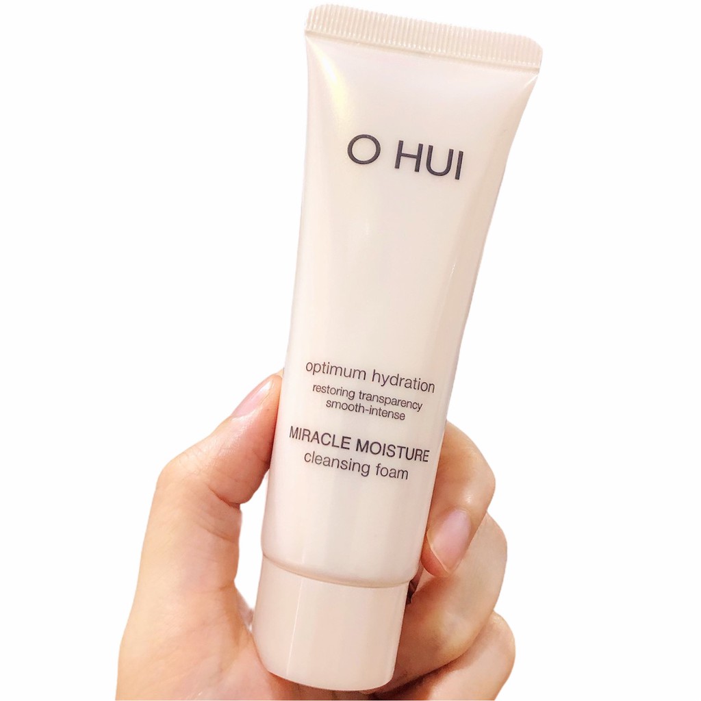 [TÁCH LẺ] SỮA RỬA MẶT OHUI MOISTURE HỒNG DƯỠNG ẨM, MỀM MƯỢT DA 40ML