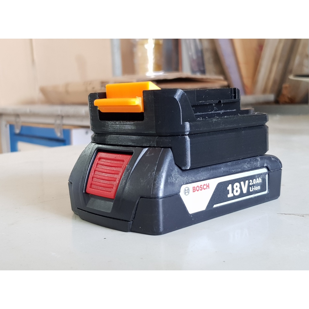 Đế chuyển Pin Bosch 18v Trượt sử dụng cho máy Makita Trượt