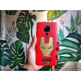 [ Hot_Sale ] Miếng dán da skin Huawei Mate 20X - Ghép hình Iron Man - D6