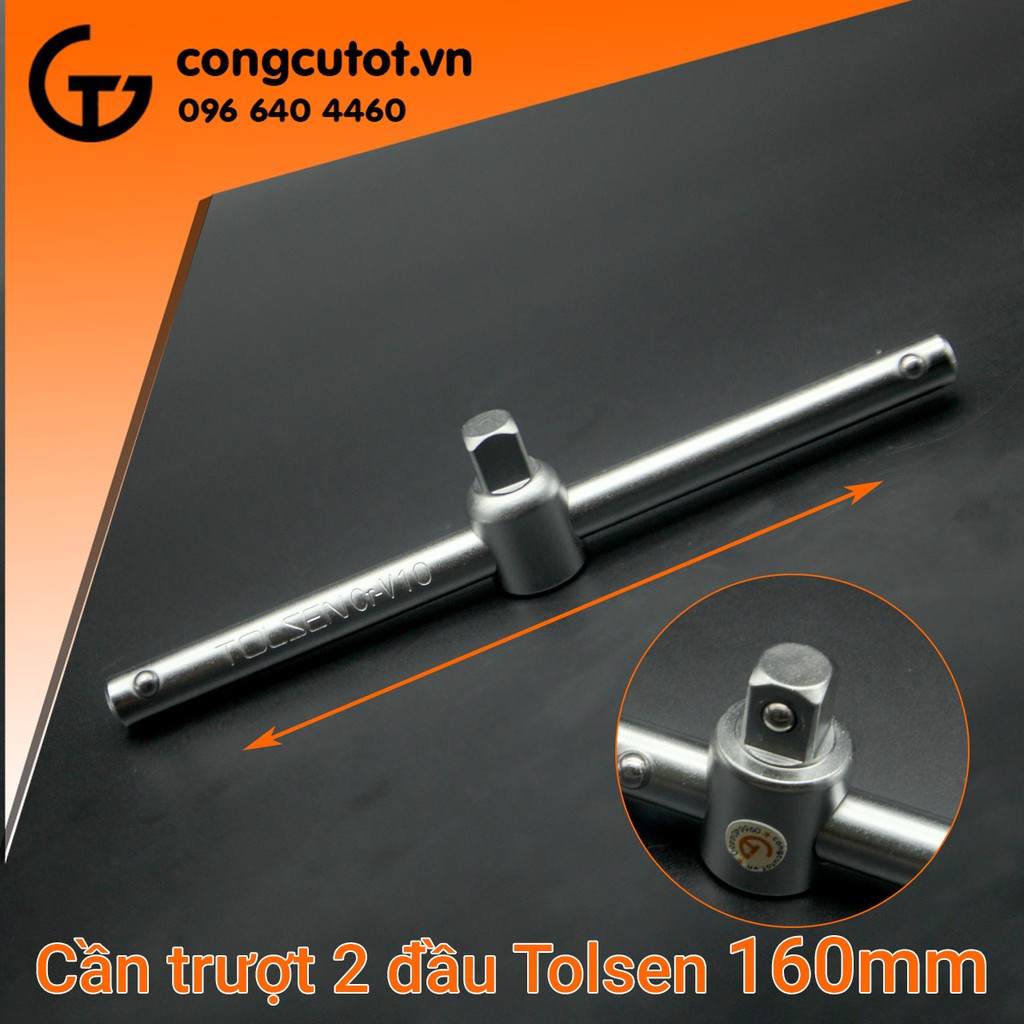 Cần trượt 3/8&quot; * 160mm (6&quot;) Tolsen 15130