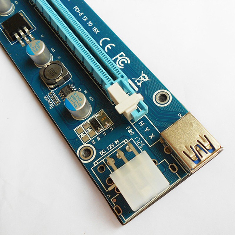 2 Dây Cáp Mở Rộng Ver006C Pci-E 1x Sang 16x 60cm Usb 3.0 Sata Sang 6pin Cho Gpu Mining | BigBuy360 - bigbuy360.vn