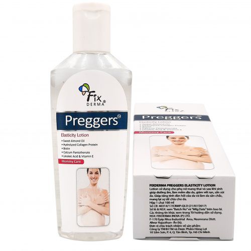 Kem dưỡng Fixderma Preggers Elasticity Lotion ✨ FREESHIP ✨ Lotion Dưỡng Ẩm, Giảm Vết Rạn