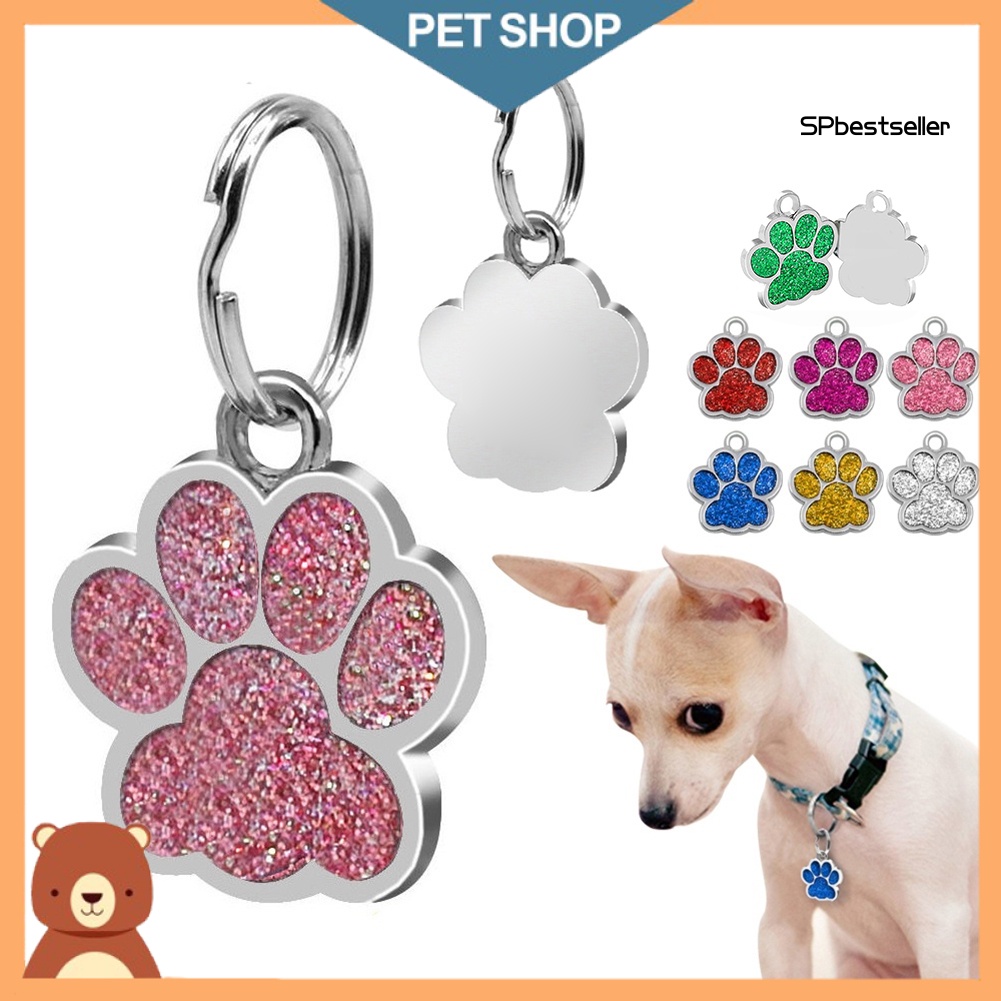 Thẻ Id Hình Dấu Chân Cho Thú Cưng Đi Bộ Đường Dài