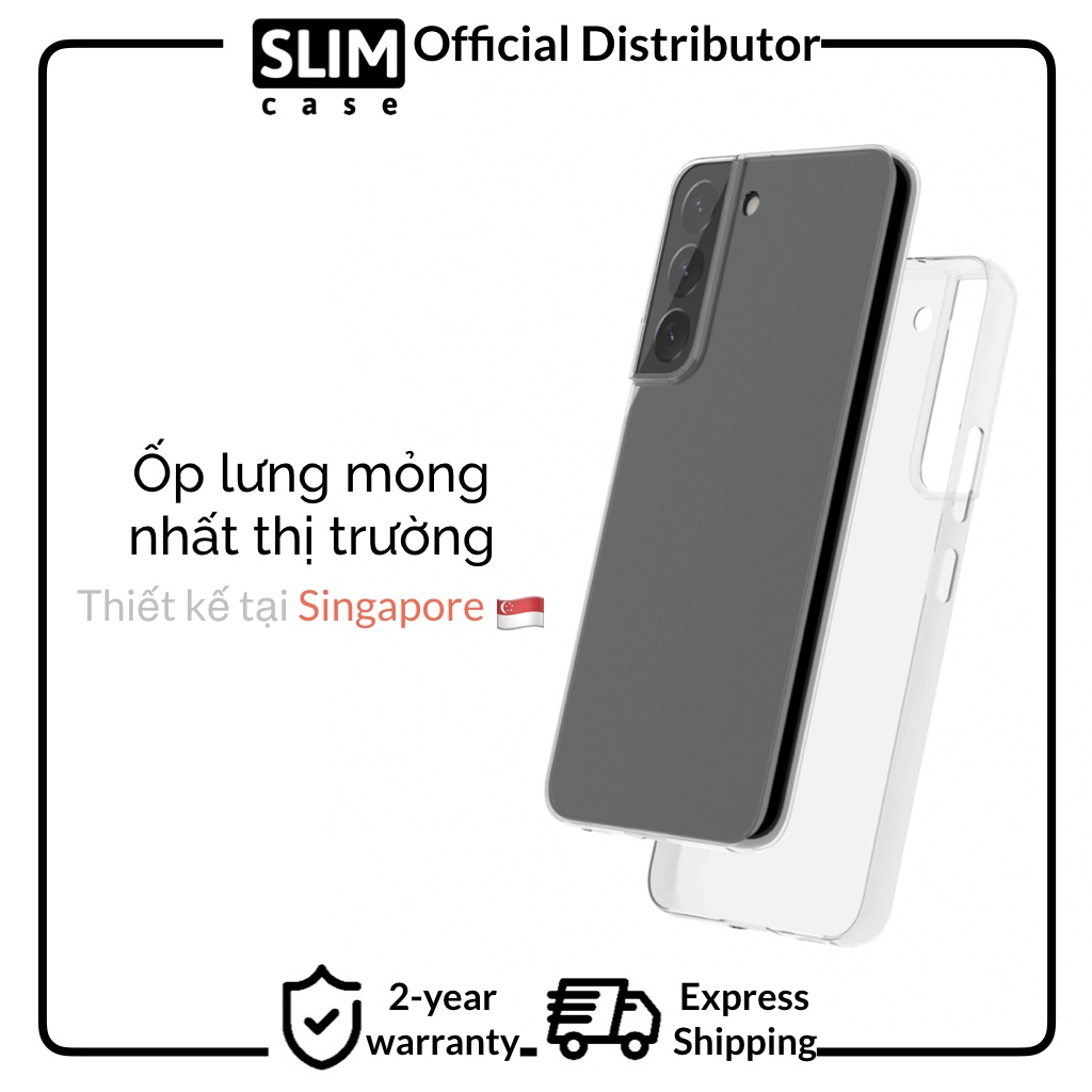 Ốp lưng Samsung S22 Series Trong suốt - Nhựa Armour Plastic không ố vàng