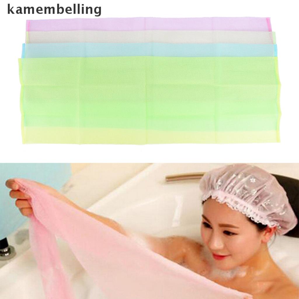 (Hàng Mới Về) Bông Tắm Lưới Nylon Tẩy Tế Bào Chết Tiện Lợi
