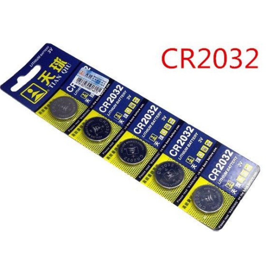 Pin Cr-2032 Lithium Vĩ 5 Viên