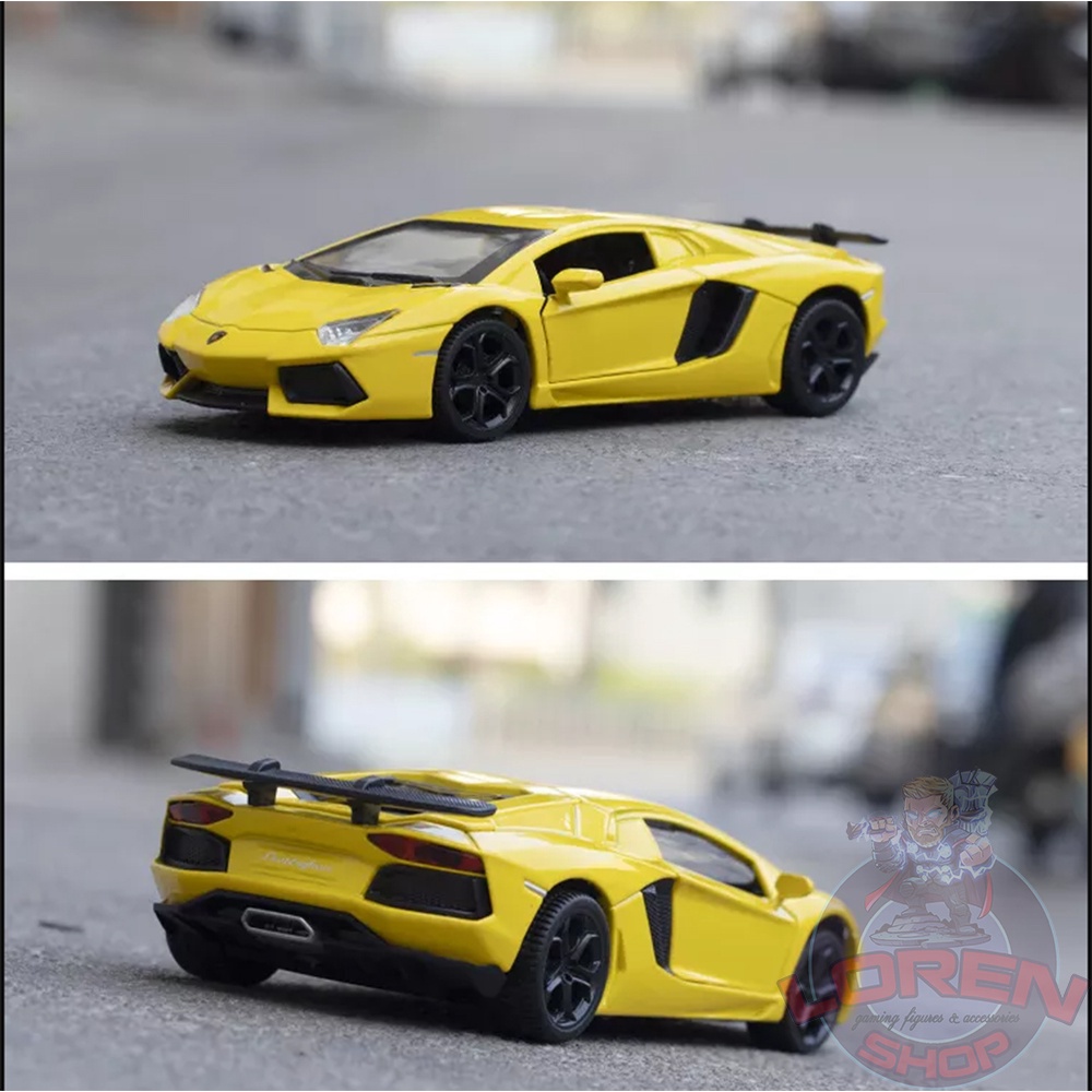 Mô hình ô tô kim loại tỷ lệ 1:32 | Lamborghini Aventador lp740