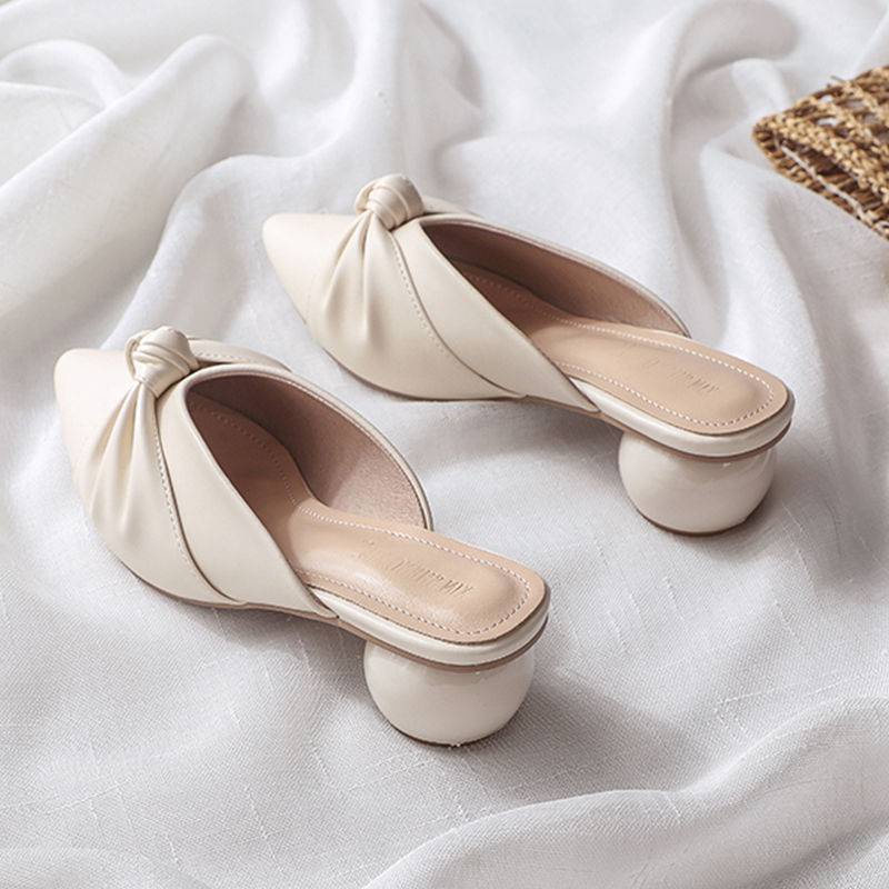 Sandal Mũi Nhọn Thiết Kế Mới Đế Dày Cao Cấp Thời Trang