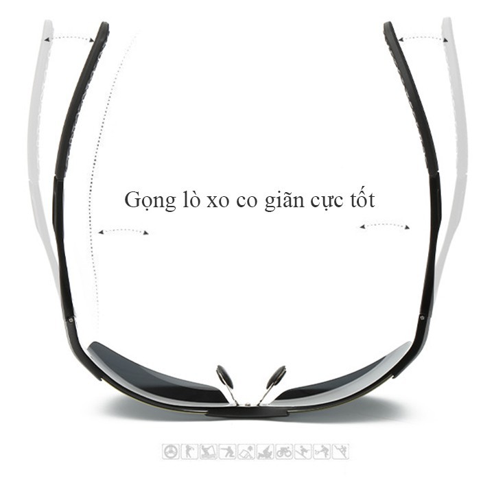 kính nam thời trang ⚡ FREESHIP ⚡Kính râm phân cực thể thao A8177 - Chống chói | BigBuy360 - bigbuy360.vn