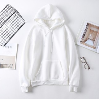 [HN9] Áo Hoodie trơn Unisex Hàn Quốc(kèm ảnh thật)