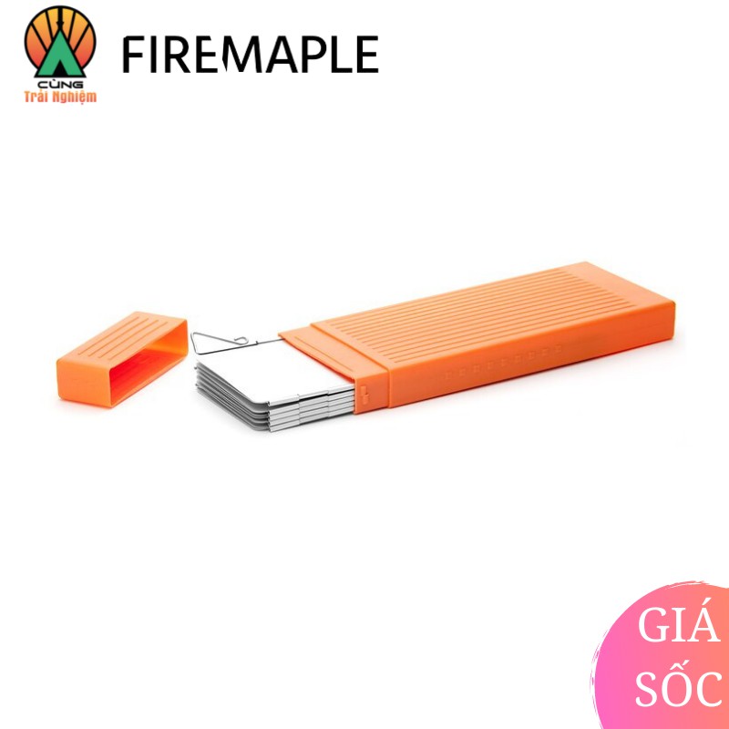 [CHÍNH HÃNG] Tấm Chắn Gió Hợp Kim Nhôm Fire Maple FMW-510 Nhỏ Gọn 277g Chuyên Dụng Cho Du Lịch, Dã Ngoại Cắm Trại