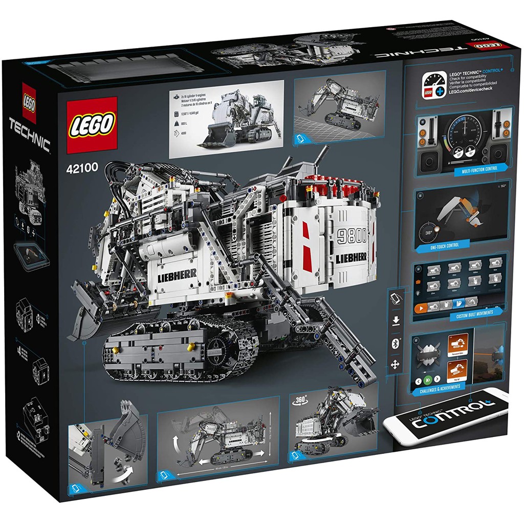 Đồ chơi LEGO TECHNIC - Siêu Máy Xúc Liebherr R 9800 - Mã SP 42100