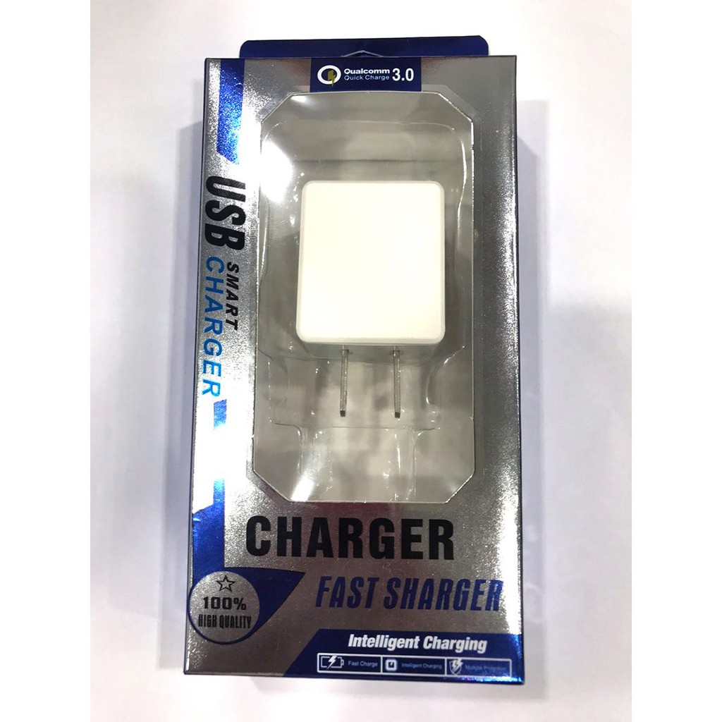 Củ sạc nhanh 2 cổng USB thông minh Quick Charge 3.0