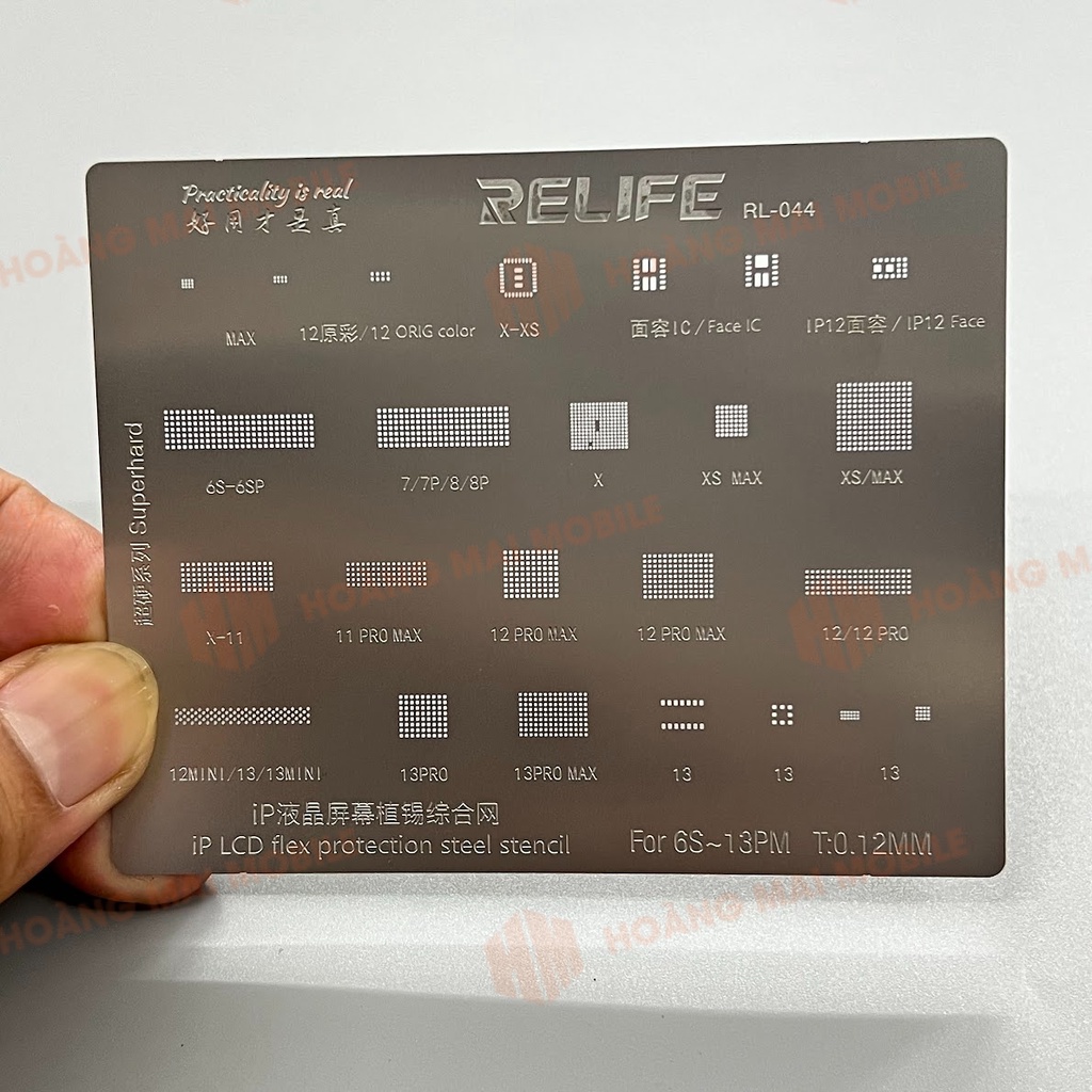 Vỉ IC Cảm ứng iP 6S đến 14PM  Relife RL-044
