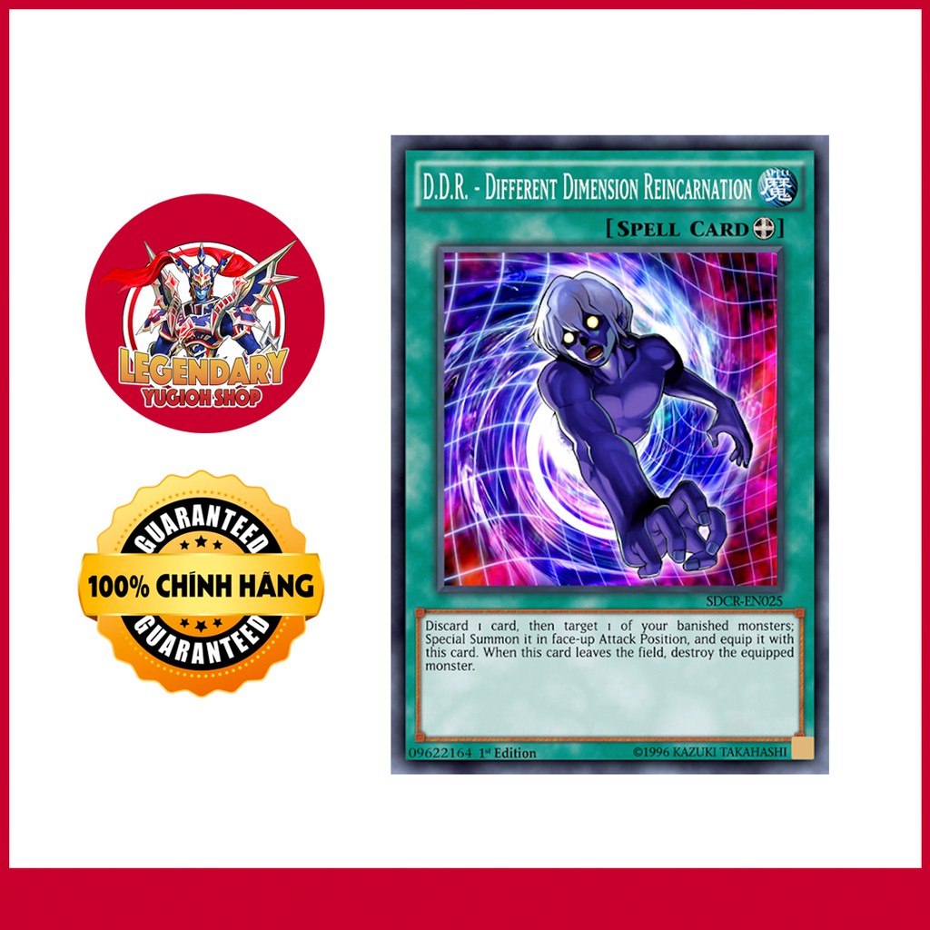 [Thẻ Bài Yugioh Chính Hãng] D.D.R - Different Dimension Reincarnation