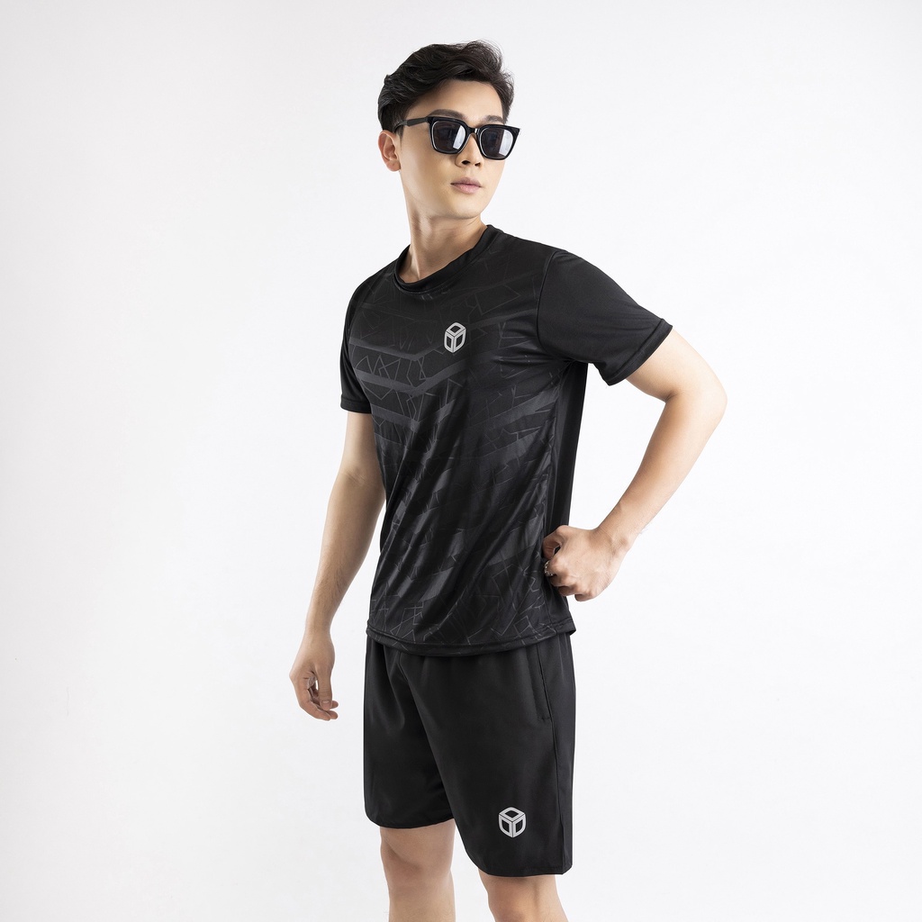 Bộ quần áo đùi thể thao cộc tay DINO SPORTS quần áo nam mặc nhà dáng thể thao chất mát thoáng khí