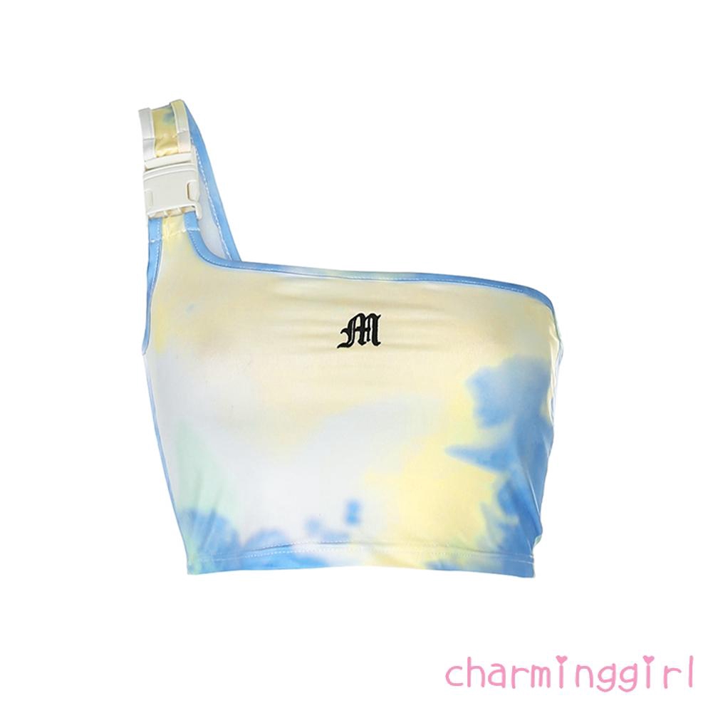 Áo Kiểu Lệch Vai Thiết Kế Bất Đối Xứng Quyến Rũ Dành Cho Nữ