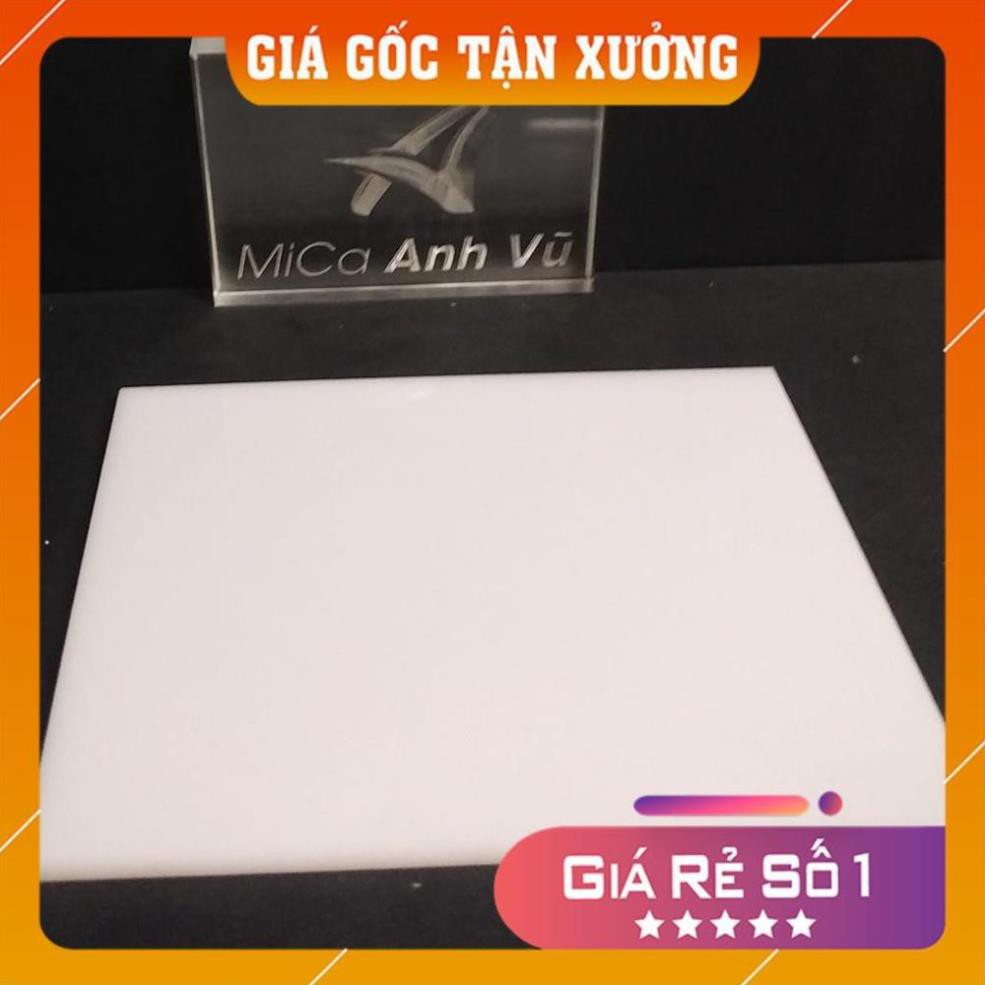 Combo 3 Tấm nhựa mica trắng sữa A4 21x30cm hàng chất lượng cao