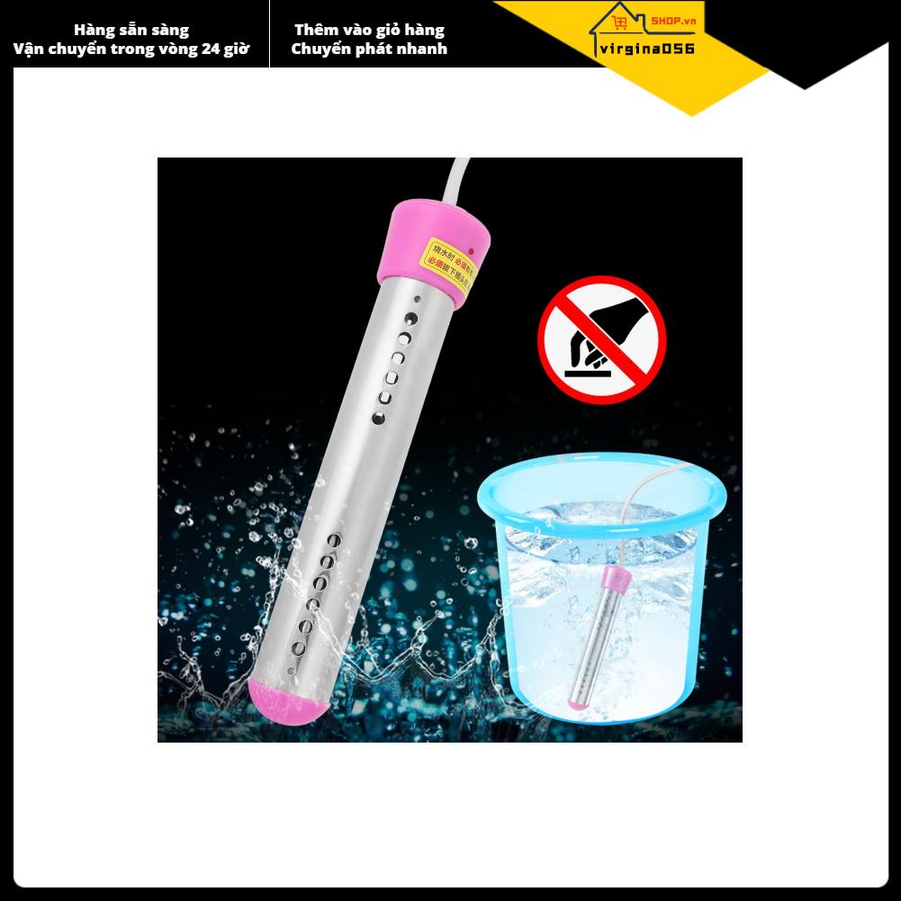 Virgina056 1.5m 2500W 70°C Auto Power off Water Electric Immersion Heater Boiler Travel Basin 220V