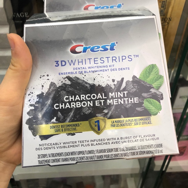 Mới nhất 2020 Crest 3D White than hoạt tính