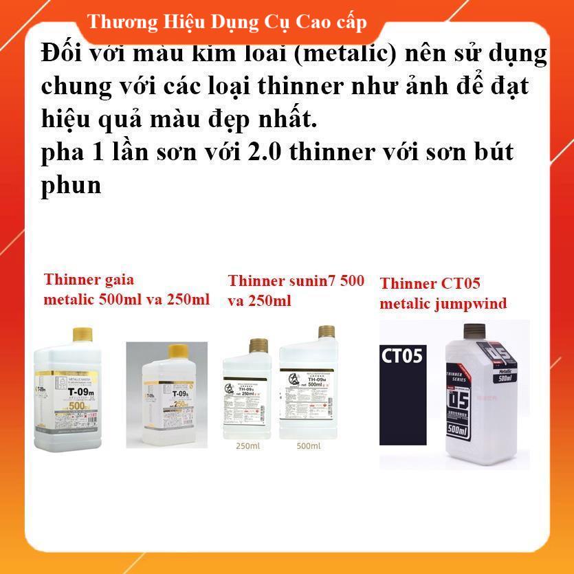 Bộ sơn metalic (kim loại ) màu cao cấp dspiae