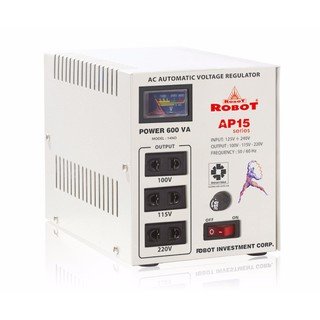Ổn áp robot 600va 190x130x150 mm 125v - 240v rb600va240