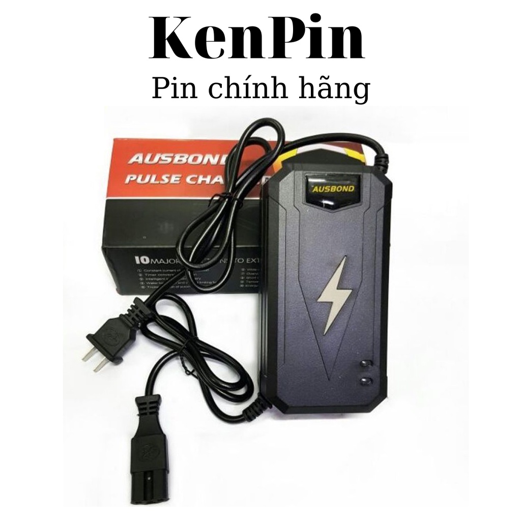 Sạc xe máy điện 60v 20Ah 5 bình sạc xmen vespa zomer gogo dùng ắc quy chính hãng SX60