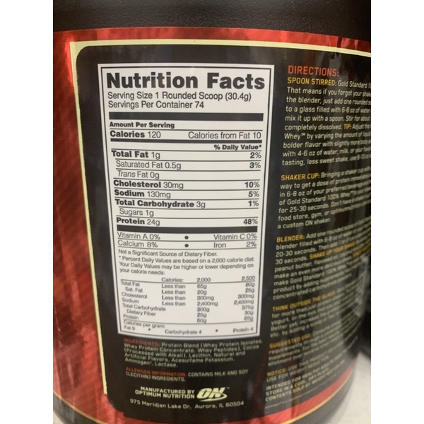 GOLD STANDARD 100% WHEY - SỮA BỔ SUNG PROTEIN GIÚP TĂNG CƠ BẮP (5 LBS) WHEY SINH VIÊN TẠI WHEYSINHVIEN.COM