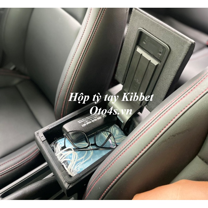 Hộp tỳ tay City 2021 2022 2023 Kibbet bản G -E - Bệ tì tay không khoan vít chuẩn theo xe loại 1490, không cho Brio Vios