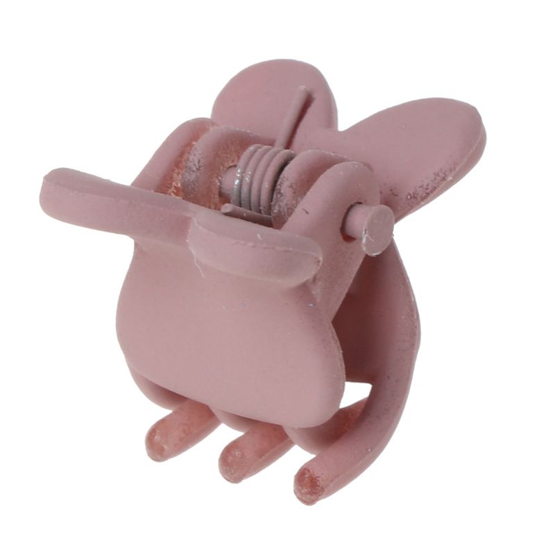 [CH *] Kẹp Tóc Càng Cua Bằng Nhựa Hình Hoa / Thỏ Mini Dễ Thương Cho Bé Gái