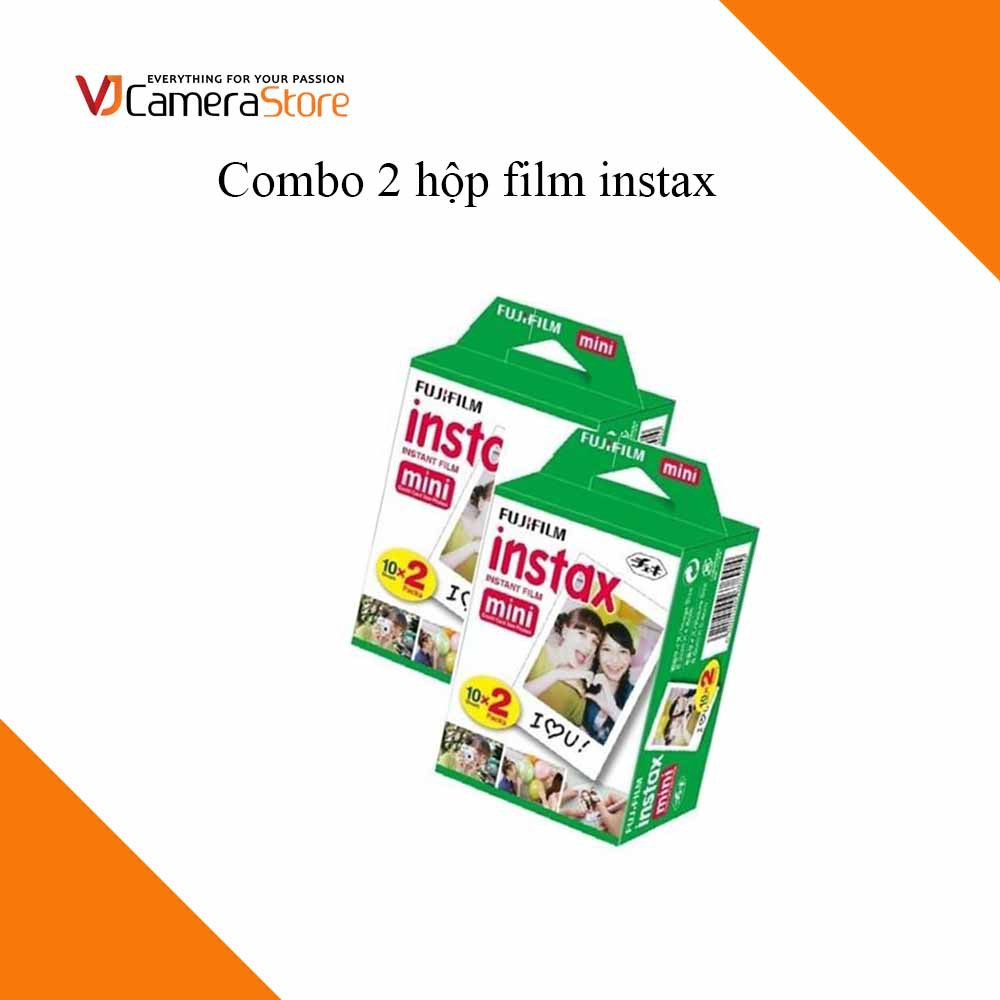 Combo 2 Hộp Giấy Ảnh Lấy Ngay Fujifilm Instax Mini Instant Film
