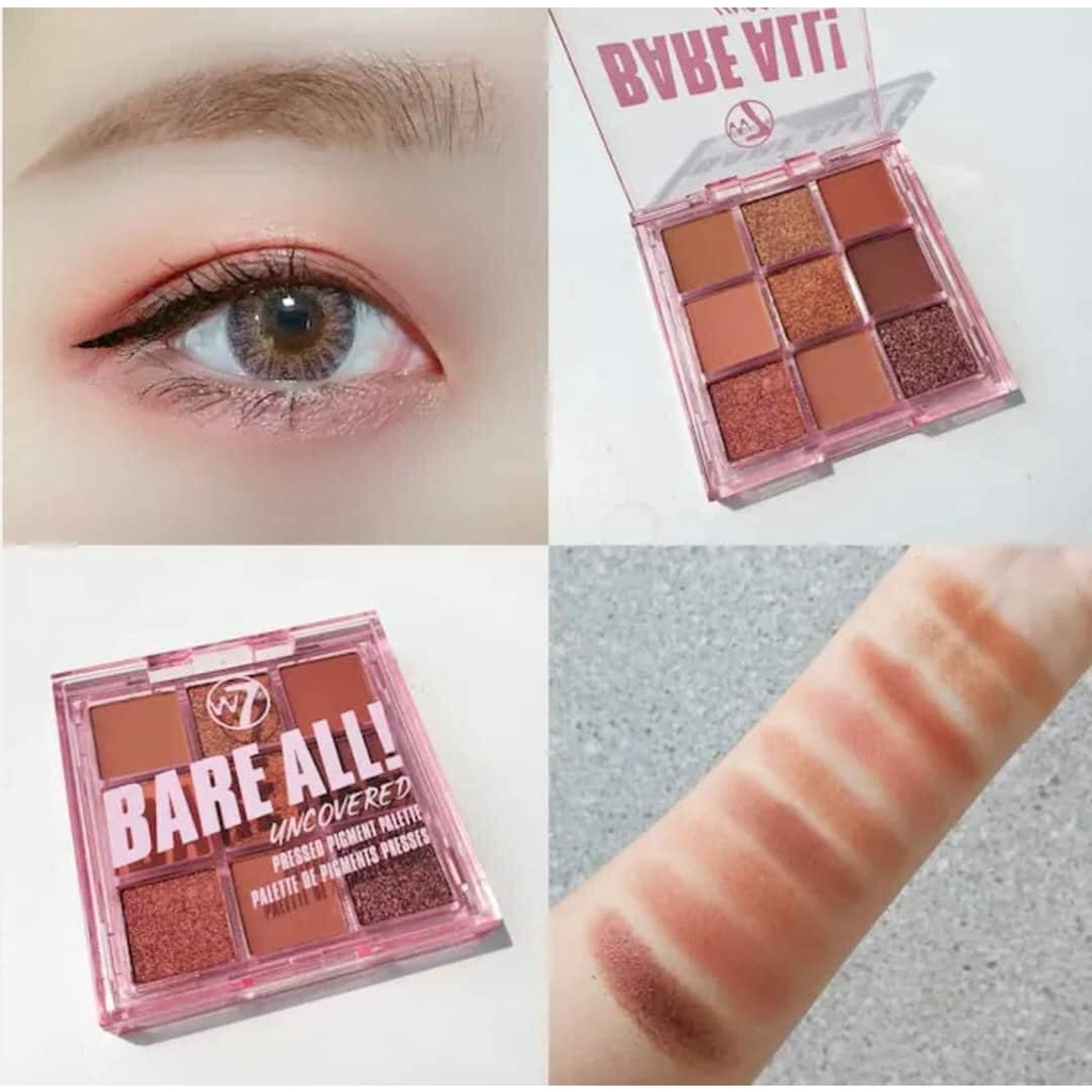 [Hàng trả order, không có dư] BẢNG MẮT 9 Ô W7 BARE ALL PALETTE | BigBuy360 - bigbuy360.vn