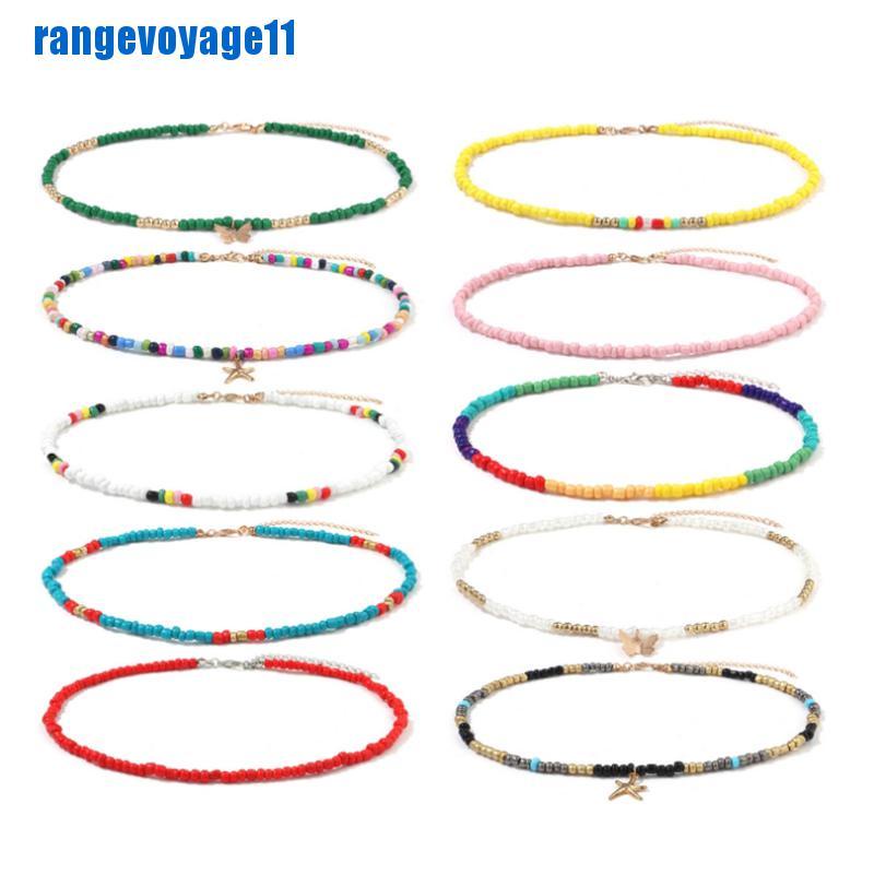Vòng cổ Mặt Bướm / Ngôi Sao Nhiều Màu Phong Cách Bohemian Thời Trang Cho Nữ