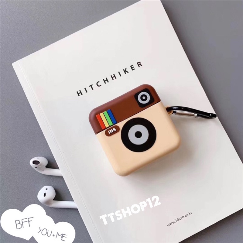 Case instagram cho Airpods InPods siêu xịn cực chắc chắn