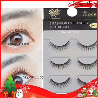 Mi giả tự nhiên đi tiệc, mi giả 3 cặp