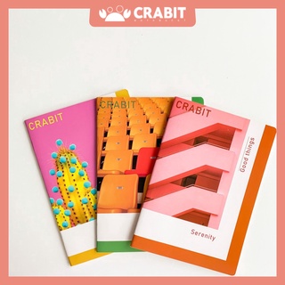 Combo vở kẻ ngang Crabit Serenity Indie 80 trang