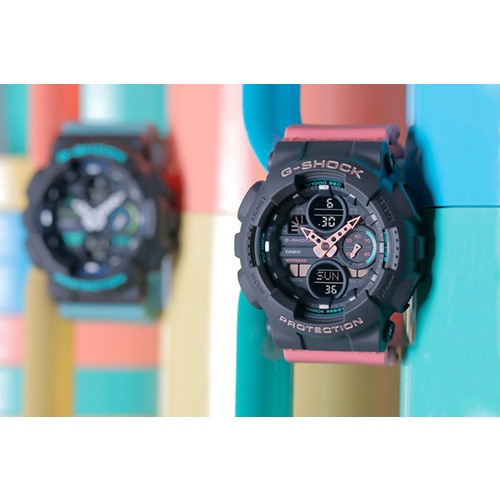 Đồng hồ Casio G-Shock Nữ GMA-S140 Hồng - Thiết kế nhỏ gọn, Chống nước 200M,Tặng kèm pin dự phòng, Bảo hành 12 tháng