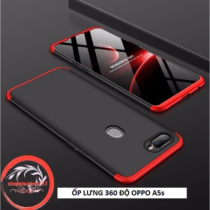[Freeship toàn quốc từ 50k] Ốp Lưng Oppo A5s Ốp Bảo Vệ 360 Độ GGK Cao Cấp