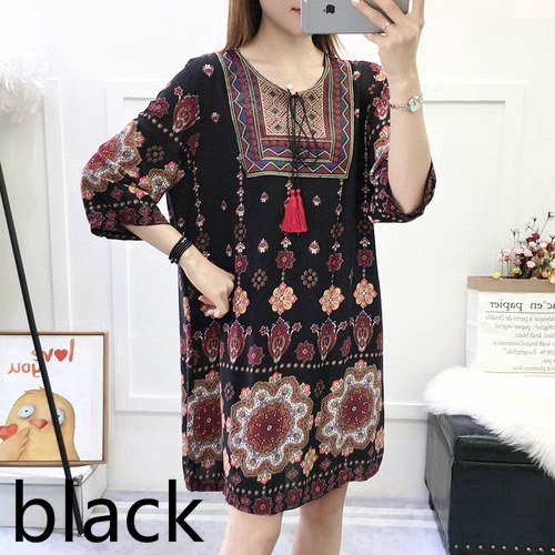 Váy nữ kiểu dáng vintage phong cách boho thời trang cá tính